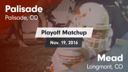 Matchup: Palisade vs. Mead  2016