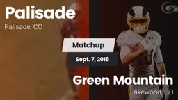 Matchup: Palisade vs. Green Mountain  2018