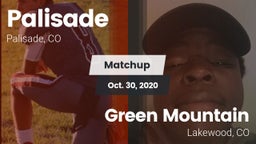 Matchup: Palisade vs. Green Mountain  2020