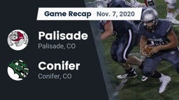 Recap: Palisade  vs. Conifer  2020