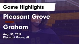 Pleasant Grove  vs Graham  Game Highlights - Aug. 30, 2019