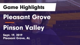 Pleasant Grove  vs Pinson Valley  Game Highlights - Sept. 19, 2019
