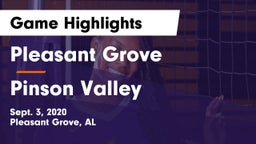 Pleasant Grove  vs Pinson Valley  Game Highlights - Sept. 3, 2020