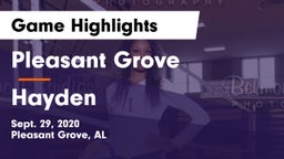 Pleasant Grove  vs Hayden  Game Highlights - Sept. 29, 2020