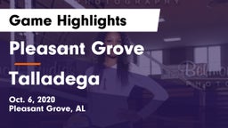Pleasant Grove  vs Talladega  Game Highlights - Oct. 6, 2020