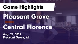 Pleasant Grove  vs Central Florence Game Highlights - Aug. 25, 2021