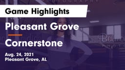 Pleasant Grove  vs Cornerstone Game Highlights - Aug. 24, 2021