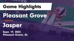 Pleasant Grove  vs Jasper  Game Highlights - Sept. 19, 2023