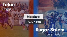 Matchup: Teton vs. Sugar-Salem  2016