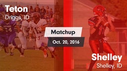 Matchup: Teton vs. Shelley  2016