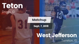 Matchup: Teton vs. West Jefferson  2018