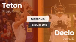 Matchup: Teton vs. Declo  2018