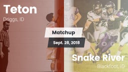 Matchup: Teton vs. Snake River  2018