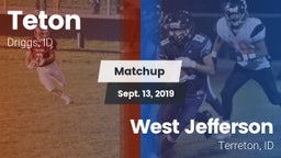 Matchup: Teton vs. West Jefferson  2019