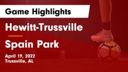 Hewitt-Trussville  vs Spain Park  Game Highlights - April 19, 2022