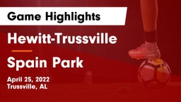 Hewitt-Trussville  vs Spain Park  Game Highlights - April 25, 2022