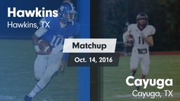 Matchup: Hawkins vs. Cayuga  2016