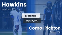 Matchup: Hawkins vs. Como-Pickton  2017