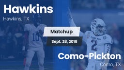 Matchup: Hawkins vs. Como-Pickton  2018