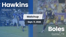 Matchup: Hawkins vs. Boles  2020