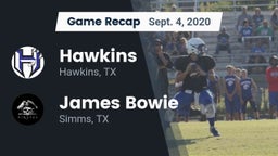 Recap: Hawkins  vs. James Bowie  2020