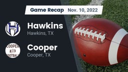 Recap: Hawkins  vs. Cooper  2022