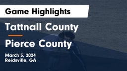 Tattnall County  vs Pierce County  Game Highlights - March 5, 2024