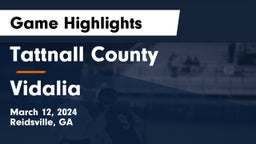 Tattnall County  vs Vidalia  Game Highlights - March 12, 2024