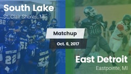 Matchup: South Lake vs. East Detroit  2017