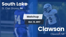 Matchup: South Lake vs. Clawson  2017