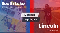 Matchup: South Lake vs. Lincoln  2018