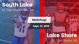 Matchup: South Lake vs. Lake Shore  2019