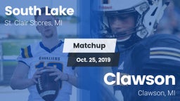 Matchup: South Lake vs. Clawson  2019