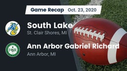 Recap: South Lake  vs. Ann Arbor Gabriel Richard  2020