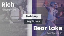 Matchup: Rich vs. Bear Lake  2019