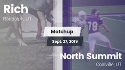 Matchup: Rich vs. North Summit  2019