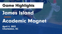 James Island  vs Academic Magnet Game Highlights - April 4, 2022