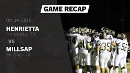 Recap: Henrietta  vs. Millsap  2016