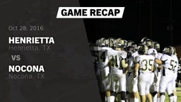 Recap: Henrietta  vs. Nocona  2016