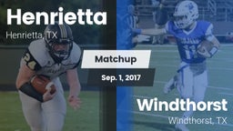 Matchup: Henrietta vs. Windthorst  2017