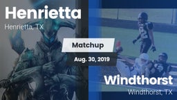 Matchup: Henrietta vs. Windthorst  2019