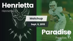 Matchup: Henrietta vs. Paradise  2019