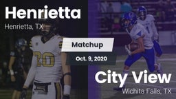 Matchup: Henrietta vs. City View  2020