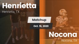 Matchup: Henrietta vs. Nocona  2020