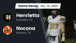 Recap: Henrietta  vs. Nocona  2020