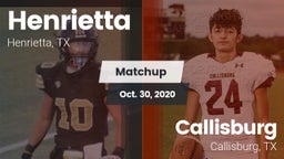 Matchup: Henrietta vs. Callisburg  2020