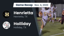 Recap: Henrietta  vs. Holliday  2020