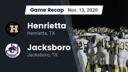 Recap: Henrietta  vs. Jacksboro  2020