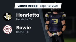 Recap: Henrietta  vs. Bowie  2021
