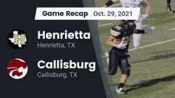 Recap: Henrietta  vs. Callisburg  2021